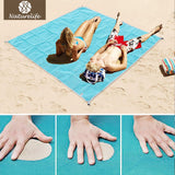 Naturelife Sand Free Beach Mat Portable Blue beach mat Anti-slip Sand Mats Rug Outdoor mat for Beach support drop shipping