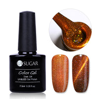 UR SUGAR Holographic Glitter Magnetic Gel Magnet Cat Eye Laser Nails Gel Polish Soak Off UV LED Varnish Nail Art Lacquer 7.5ml