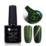 UR SUGAR Holographic Glitter Magnetic Gel Magnet Cat Eye Laser Nails Gel Polish Soak Off UV LED Varnish Nail Art Lacquer 7.5ml