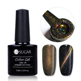 UR SUGAR Holographic Glitter Magnetic Gel Magnet Cat Eye Laser Nails Gel Polish Soak Off UV LED Varnish Nail Art Lacquer 7.5ml