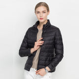 Women Winter Coat 2018 New Ultra Light White Duck Down Jacket Slim Women Winter Puffer Jacket Portable Windproof Down Coat - DYALAK SHOP