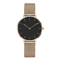 Fashion Big Brand Women Stainless Steel Strap Quartz Wrist Watch Luxury Simple Style Designed Watches Women's Clock - DYALAK SHOP