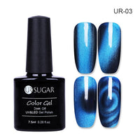 UR SUGAR Holographic Glitter Magnetic Gel Magnet Cat Eye Laser Nails Gel Polish Soak Off UV LED Varnish Nail Art Lacquer 7.5ml