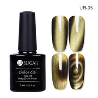 UR SUGAR Holographic Glitter Magnetic Gel Magnet Cat Eye Laser Nails Gel Polish Soak Off UV LED Varnish Nail Art Lacquer 7.5ml