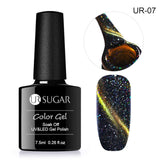 UR SUGAR Holographic Glitter Magnetic Gel Magnet Cat Eye Laser Nails Gel Polish Soak Off UV LED Varnish Nail Art Lacquer 7.5ml