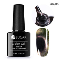 UR SUGAR Holographic Glitter Magnetic Gel Magnet Cat Eye Laser Nails Gel Polish Soak Off UV LED Varnish Nail Art Lacquer 7.5ml