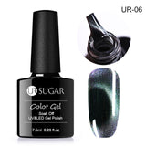 UR SUGAR Holographic Glitter Magnetic Gel Magnet Cat Eye Laser Nails Gel Polish Soak Off UV LED Varnish Nail Art Lacquer 7.5ml