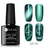 UR SUGAR Holographic Glitter Magnetic Gel Magnet Cat Eye Laser Nails Gel Polish Soak Off UV LED Varnish Nail Art Lacquer 7.5ml