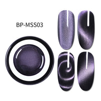 BORN PRETTY 5D Cat Eye Nail Gel 5ml Magnetic Soak Off UV Gel Lacquers Starry Sky Jade Effect Varnish Black Base Needed