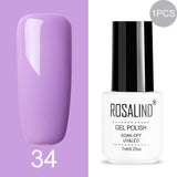 ROSALIND Gel Nail Polish Hybrid Varnishes Nail Polish Vernis Semi Permanent UV Color All For Manicured Gel Lak Top Base Primer