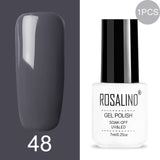 ROSALIND Gel Nail Polish Hybrid Varnishes Nail Polish Vernis Semi Permanent UV Color All For Manicured Gel Lak Top Base Primer