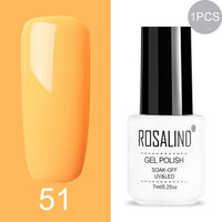 ROSALIND Gel Nail Polish Hybrid Varnishes Nail Polish Vernis Semi Permanent UV Color All For Manicured Gel Lak Top Base Primer