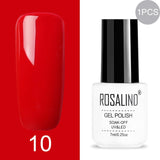 ROSALIND Gel Nail Polish Hybrid Varnishes Nail Polish Vernis Semi Permanent UV Color All For Manicured Gel Lak Top Base Primer