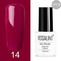 ROSALIND Gel Nail Polish Hybrid Varnishes Nail Polish Vernis Semi Permanent UV Color All For Manicured Gel Lak Top Base Primer