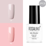 ROSALIND Gel Nail Polish Hybrid Varnishes Nail Polish Vernis Semi Permanent UV Color All For Manicured Gel Lak Top Base Primer