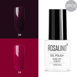 ROSALIND Gel Nail Polish Hybrid Varnishes Nail Polish Vernis Semi Permanent UV Color All For Manicured Gel Lak Top Base Primer