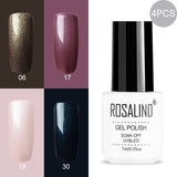 ROSALIND Gel Nail Polish Hybrid Varnishes Nail Polish Vernis Semi Permanent UV Color All For Manicured Gel Lak Top Base Primer