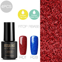 ROSALIND Gel Nail Polish All For Manicure Set 7ML Semi Permanent Vernis UV Top Coat Poly Gel Varnish Hybrid Gel Nail Polish